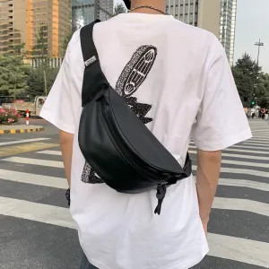 Trendy Men's Retro Simple Lightweight Exercise Men's Chest Bags