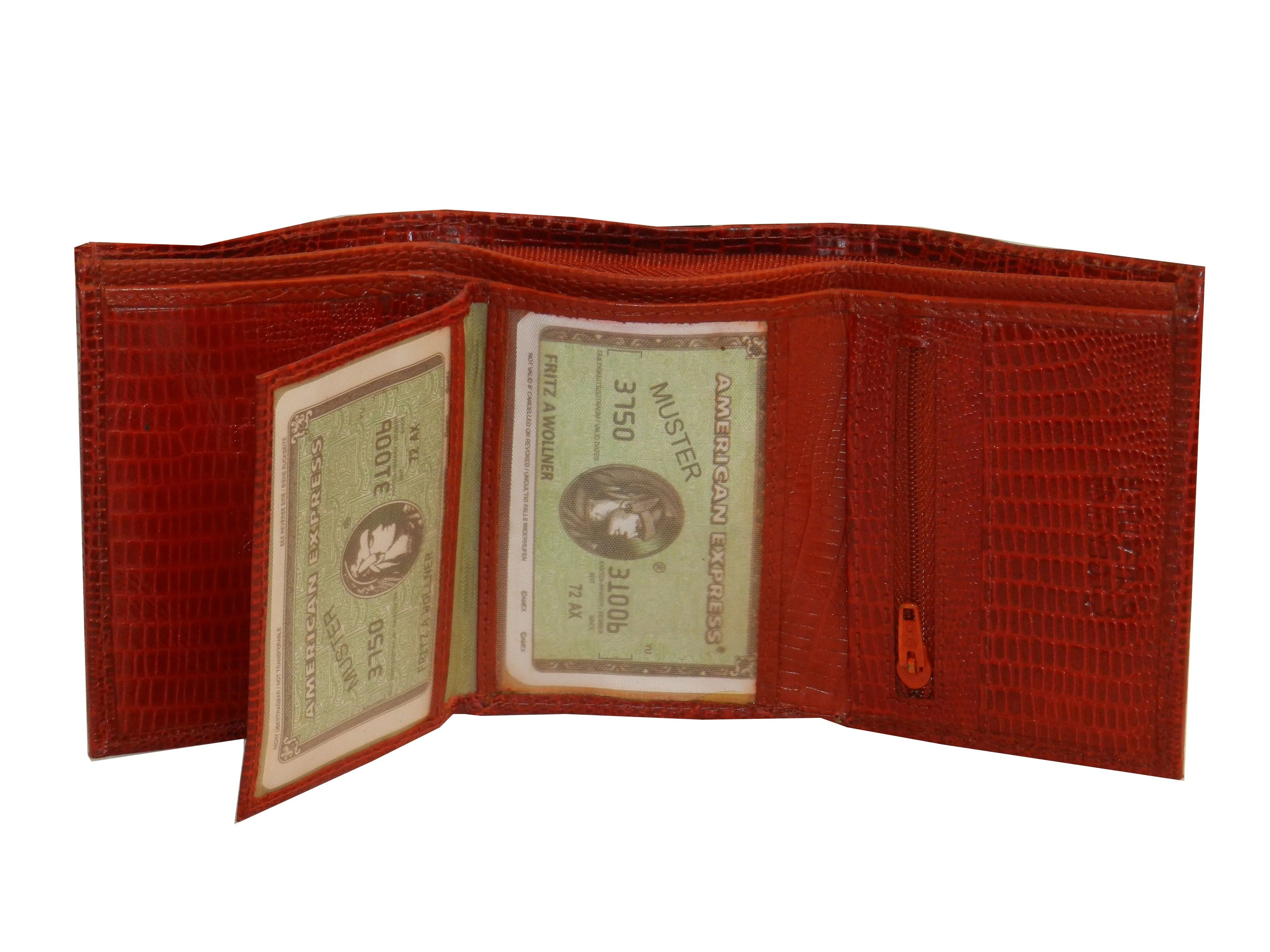 Trikon 8 Card Trifold Wallet Full Elastic #1093N [Elastic]