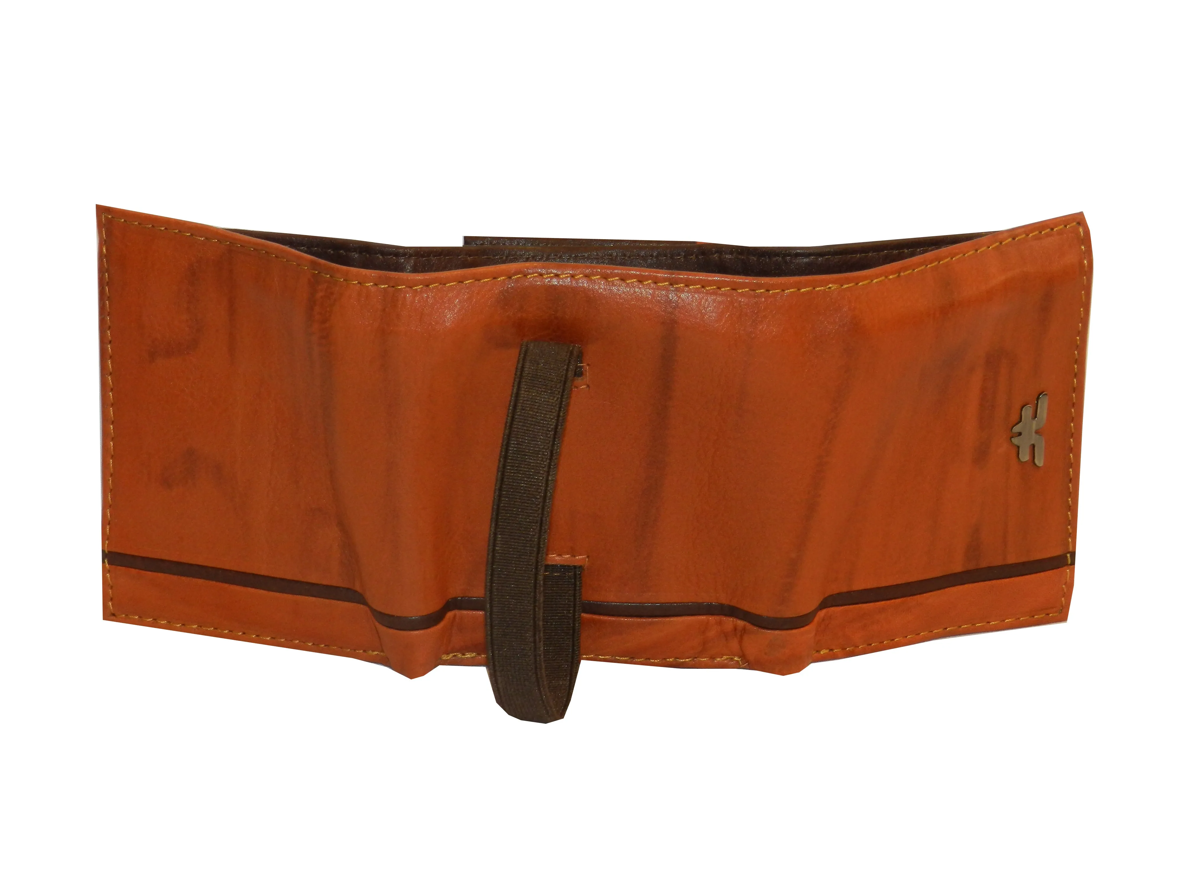 Trikon 8 Card Trifold Wallet Full Elastic #1093N [Elastic]
