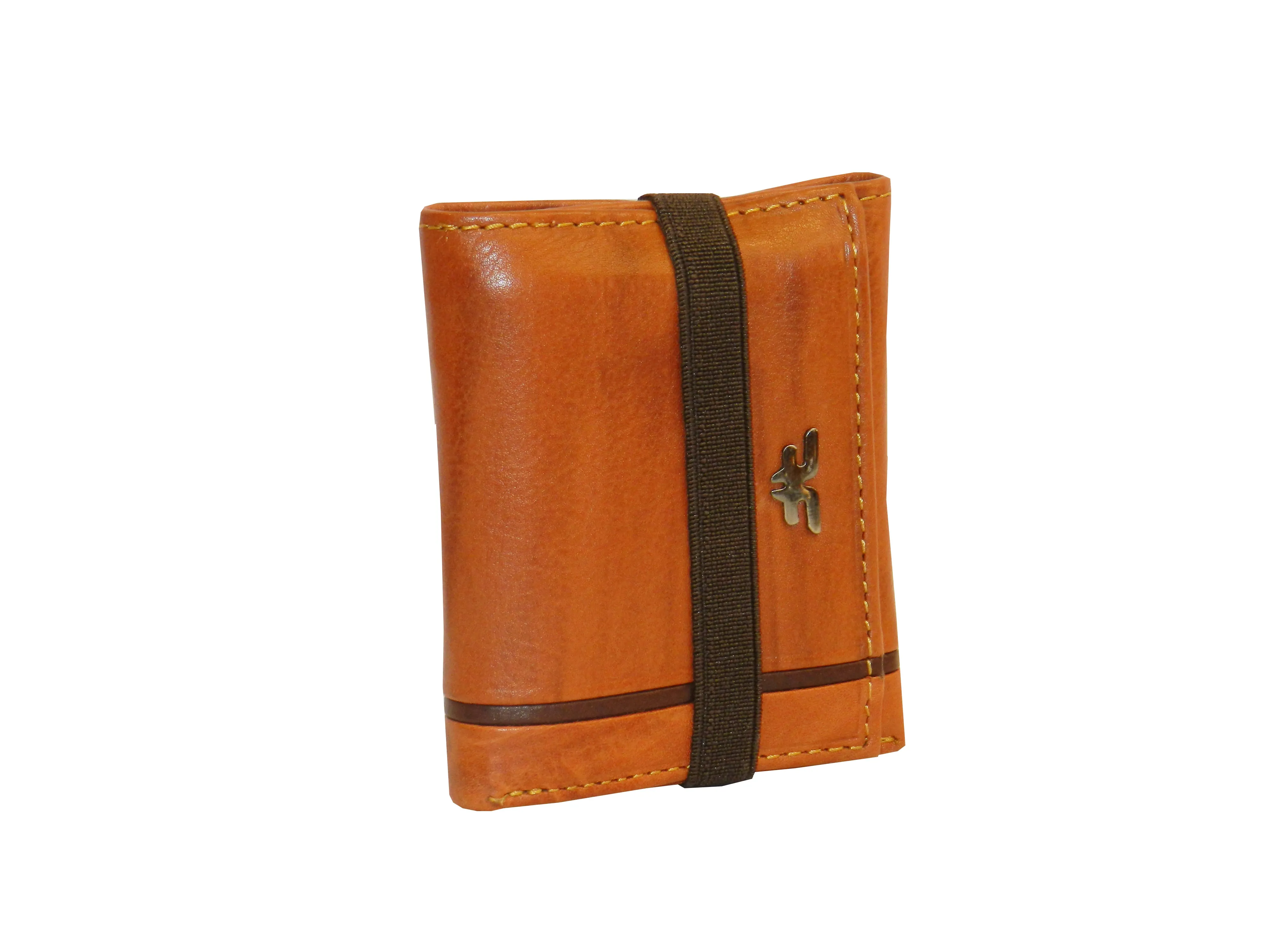 Trikon 8 Card Trifold Wallet Full Elastic #1093N [Elastic]