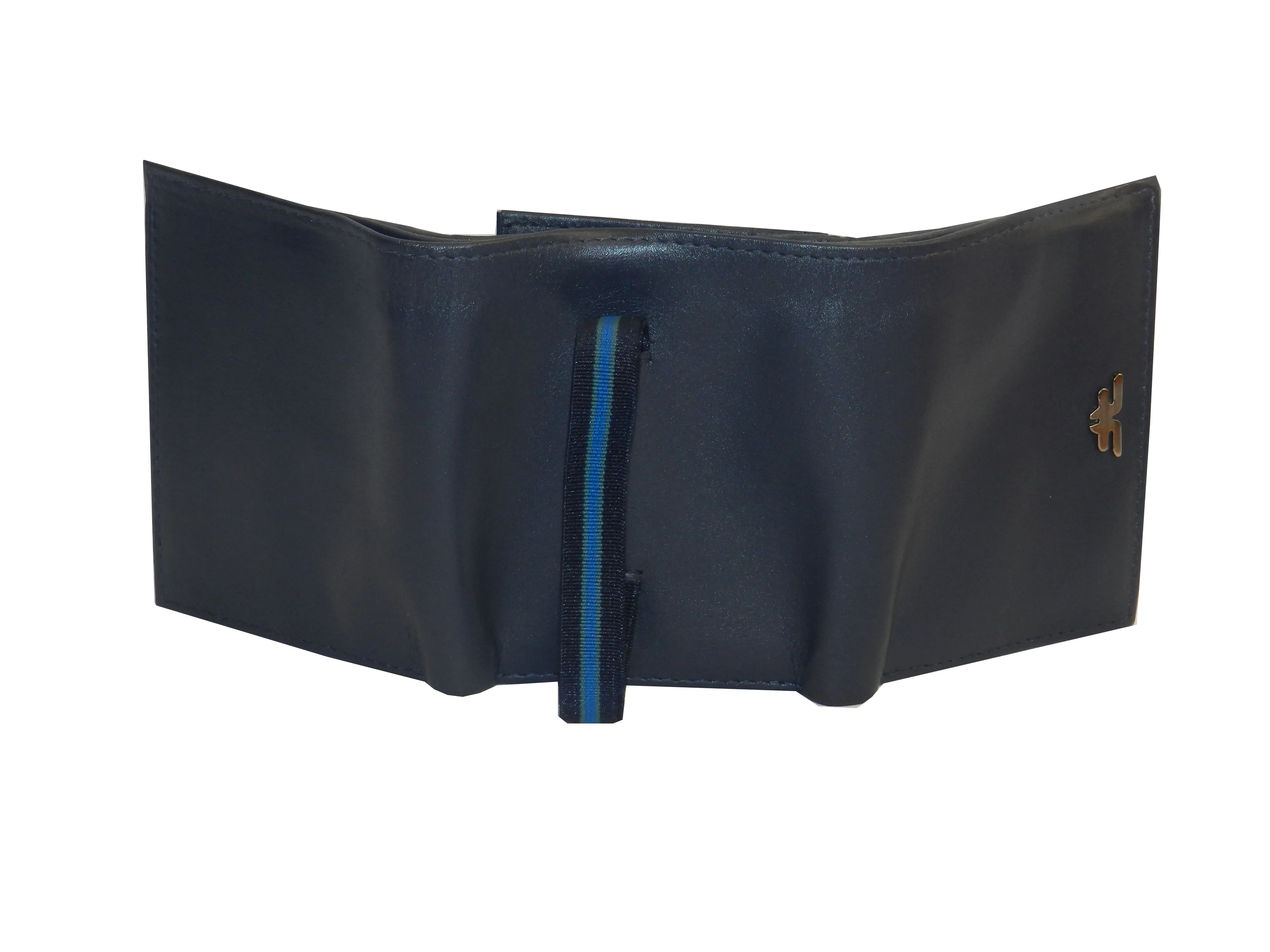 Trikon 8 Card Trifold Wallet Full Elastic #1093N [Elastic]