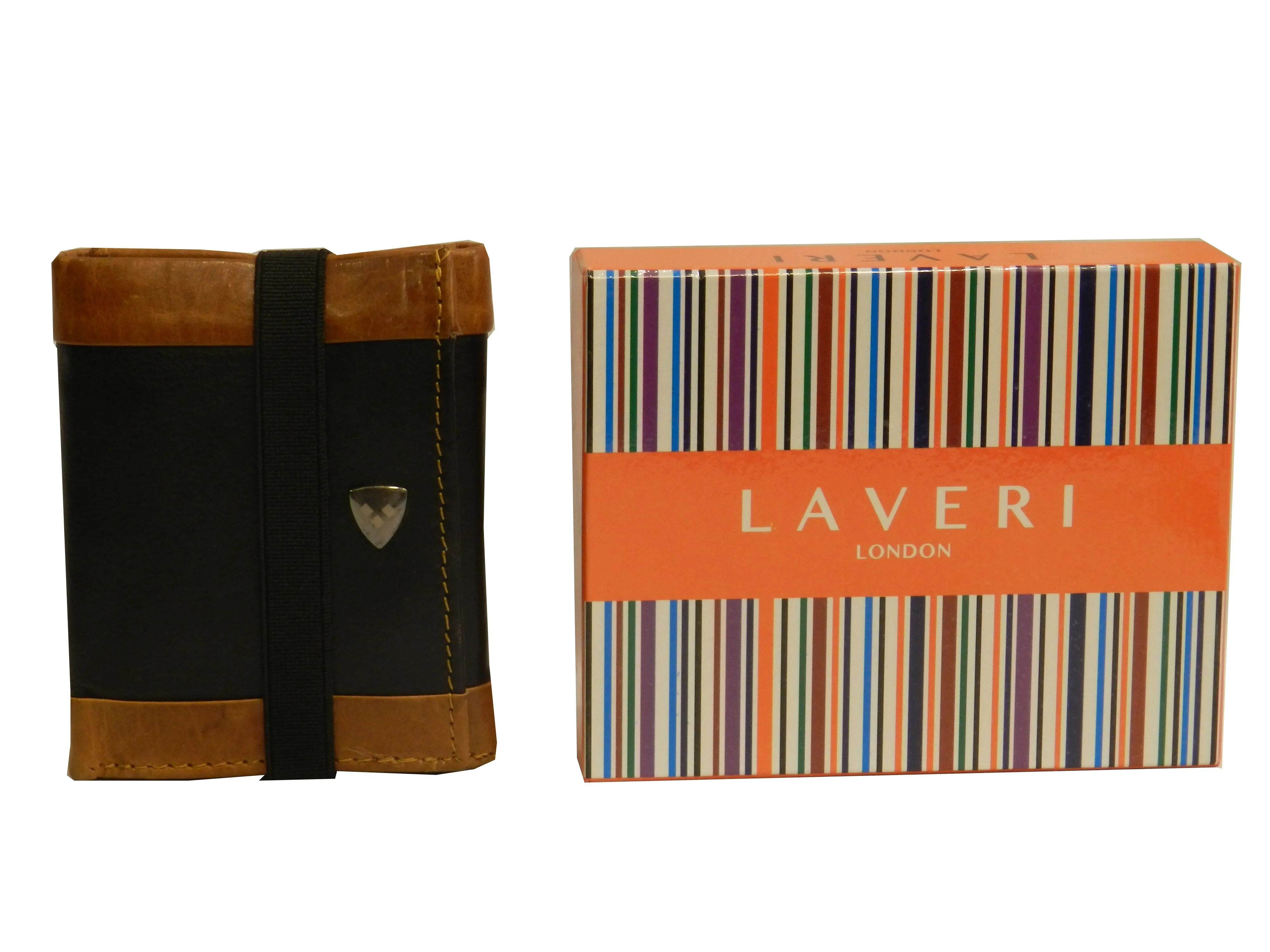 Trikon 8 Card Trifold Wallet Full Elastic #1093N [Elastic]