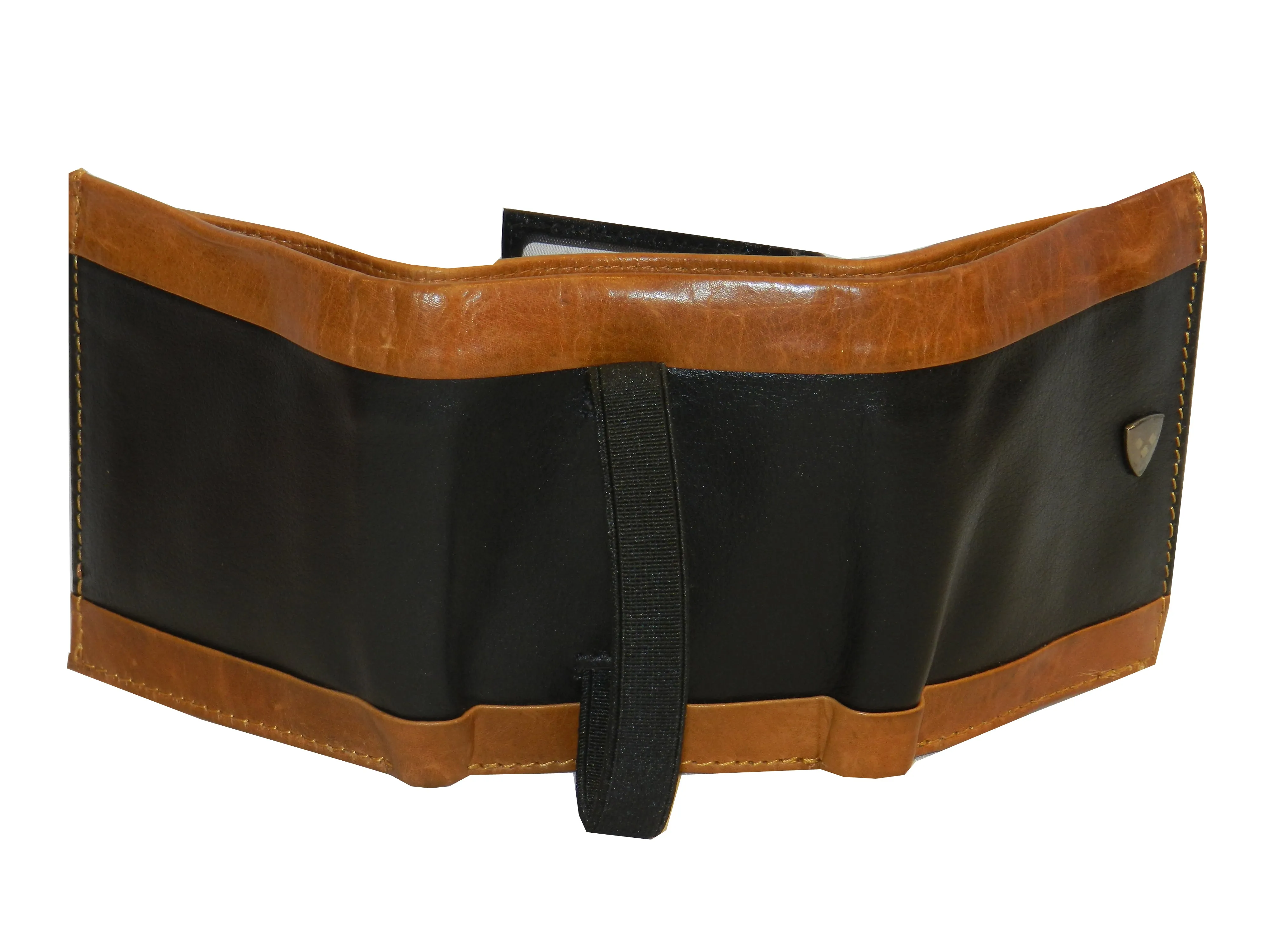 Trikon 8 Card Trifold Wallet Full Elastic #1093N [Elastic]