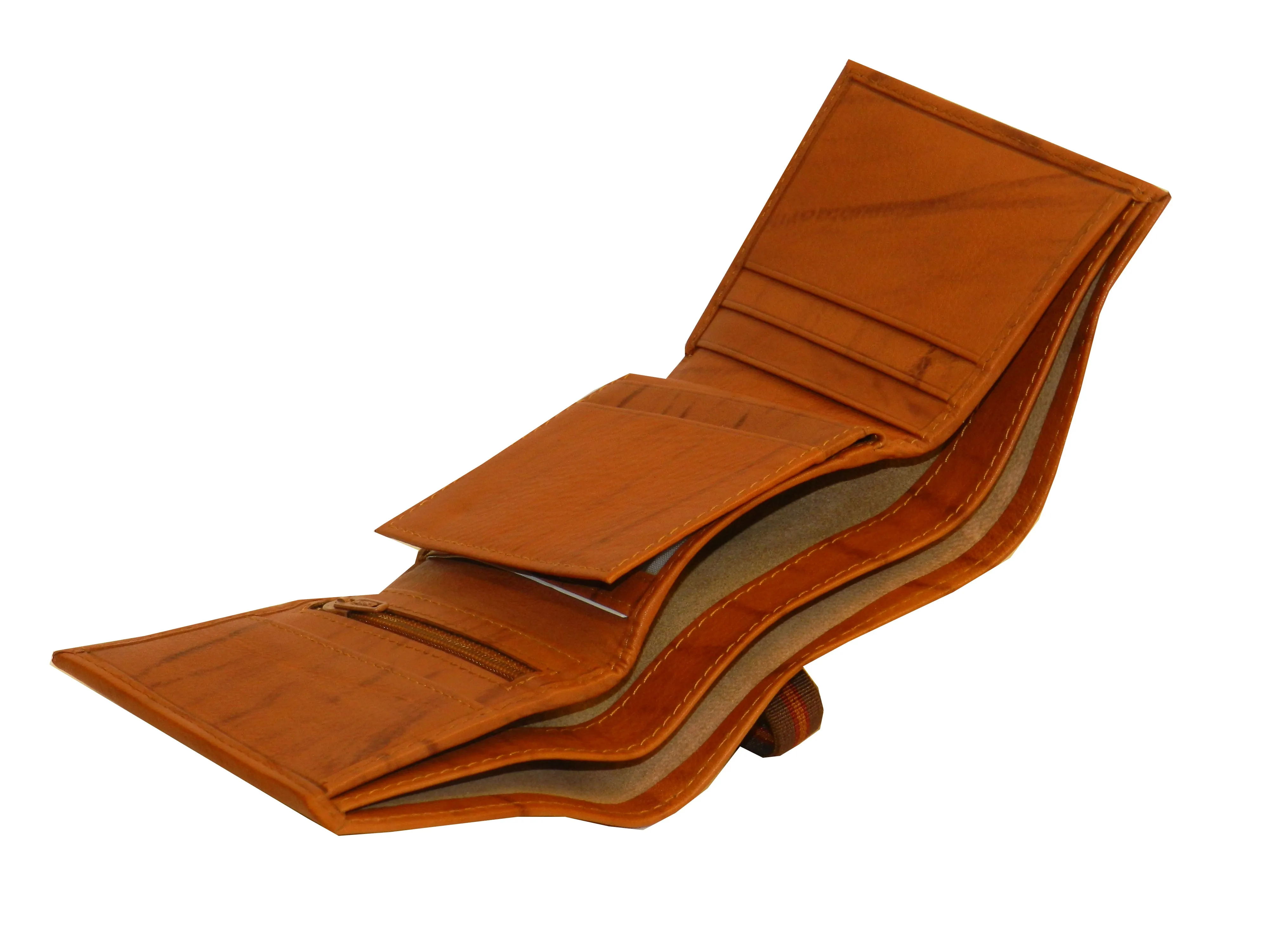 Trikon 8 Card Trifold Wallet Full Elastic #1093N [Elastic]