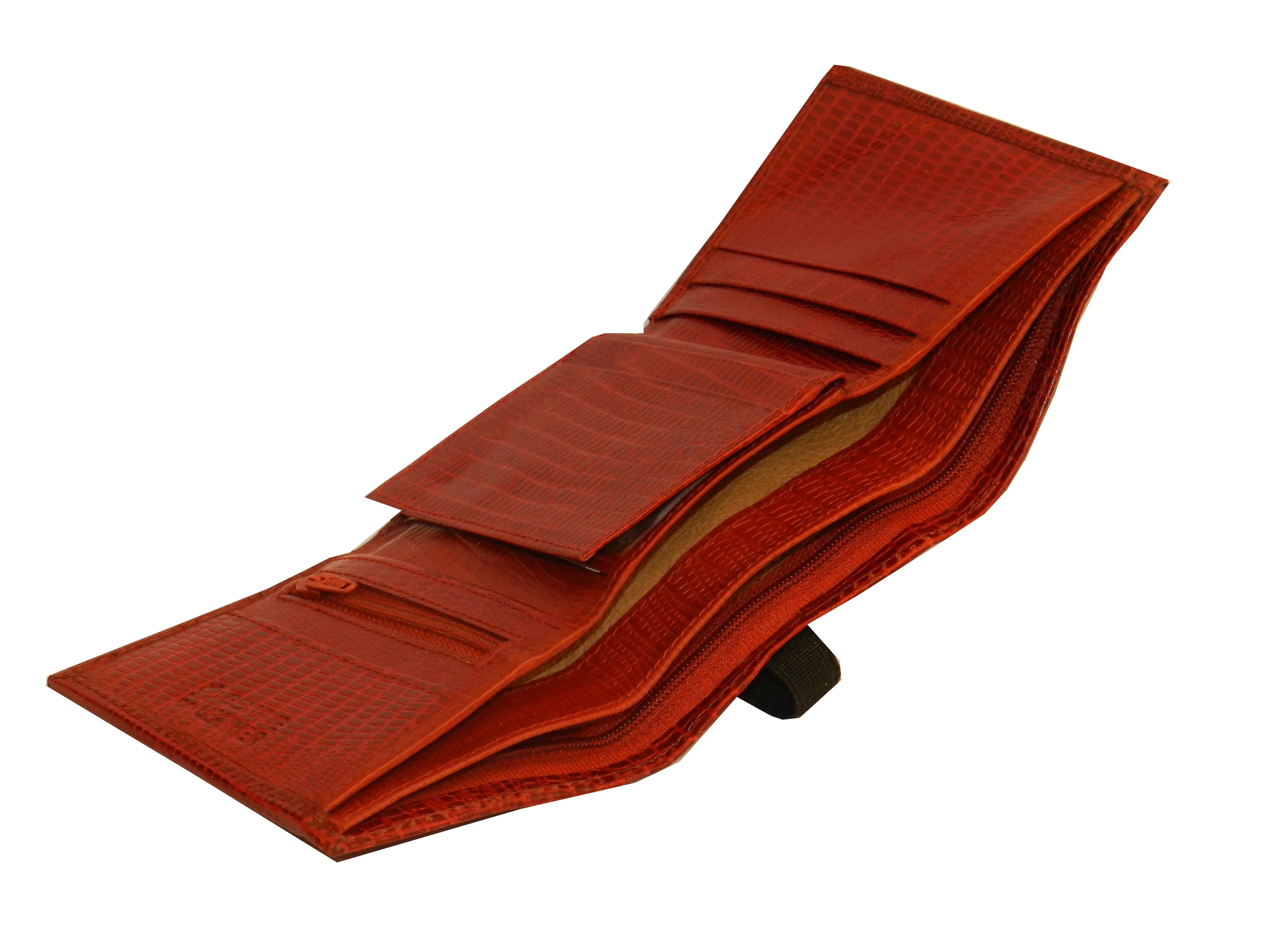 Trikon 8 Card Trifold Wallet Full Elastic #1093N [Elastic]