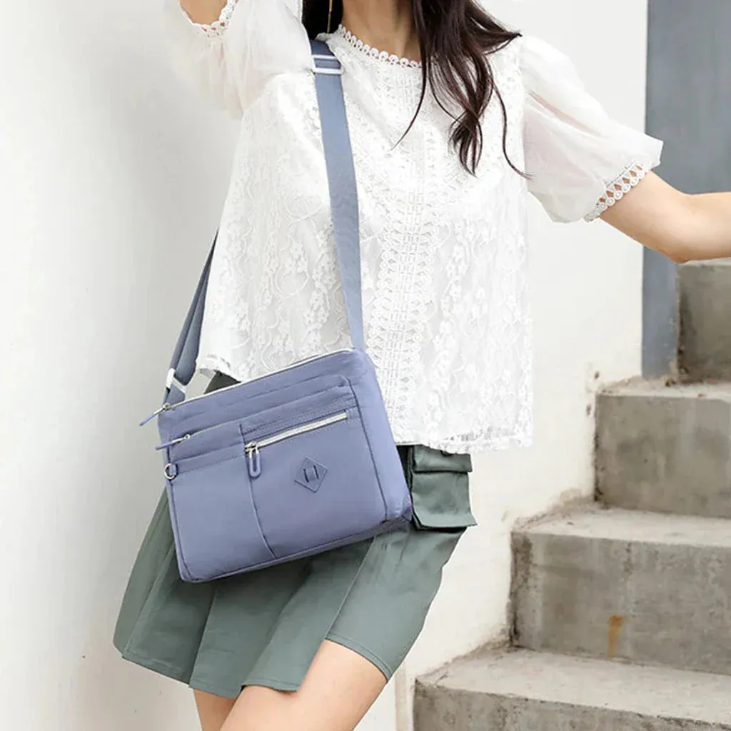 Trixia | Lightweight Multi-Pocket Crossbody Bag