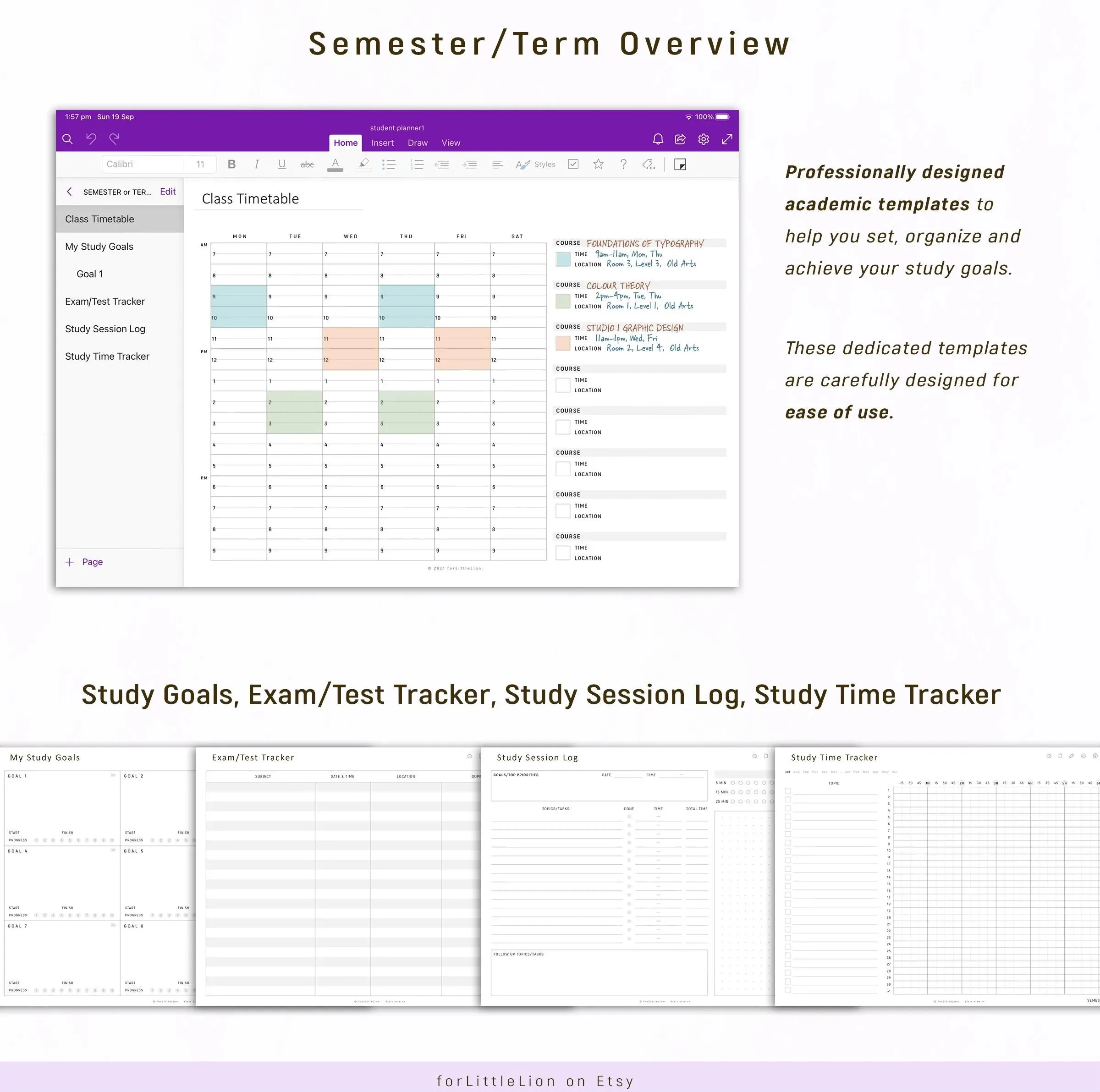 Ultimate OneNote STUDENT Planner 2025 2026