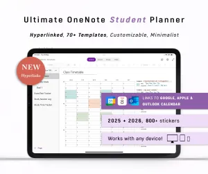 Ultimate OneNote STUDENT Planner 2025 2026