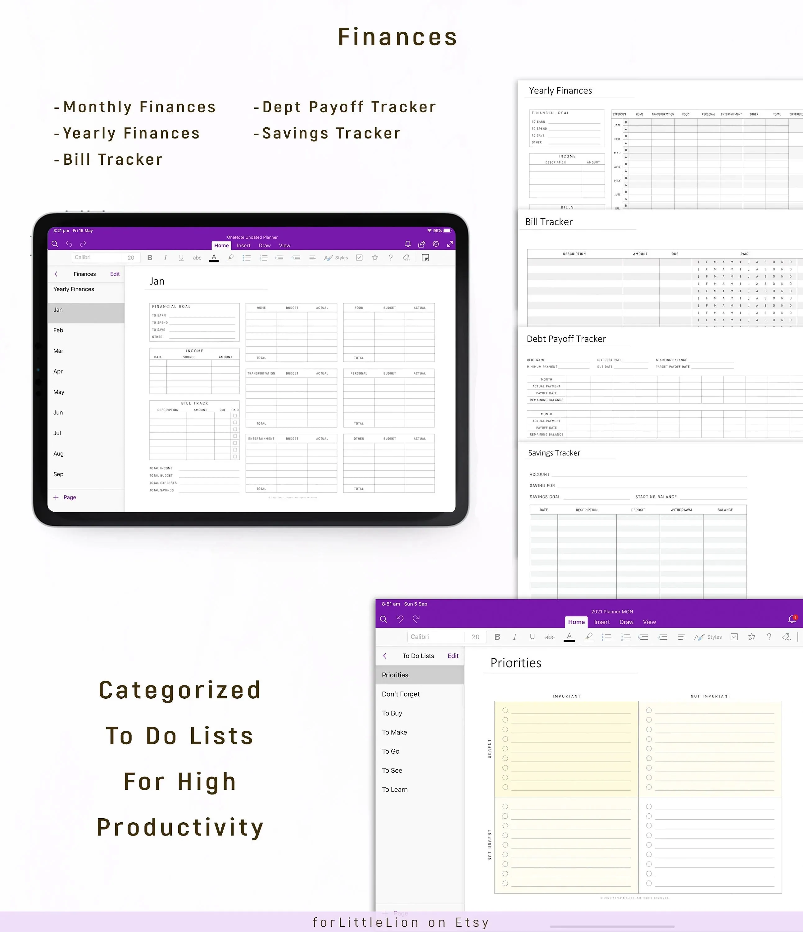 Ultimate OneNote STUDENT Planner 2025 2026