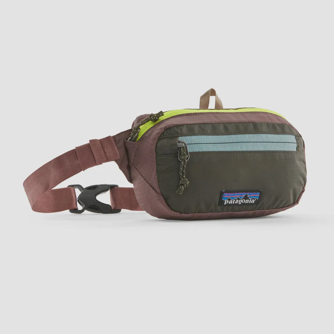 Ultralight Black Hole Mini Hip  Pack -Patchwork: Pine Needle Green