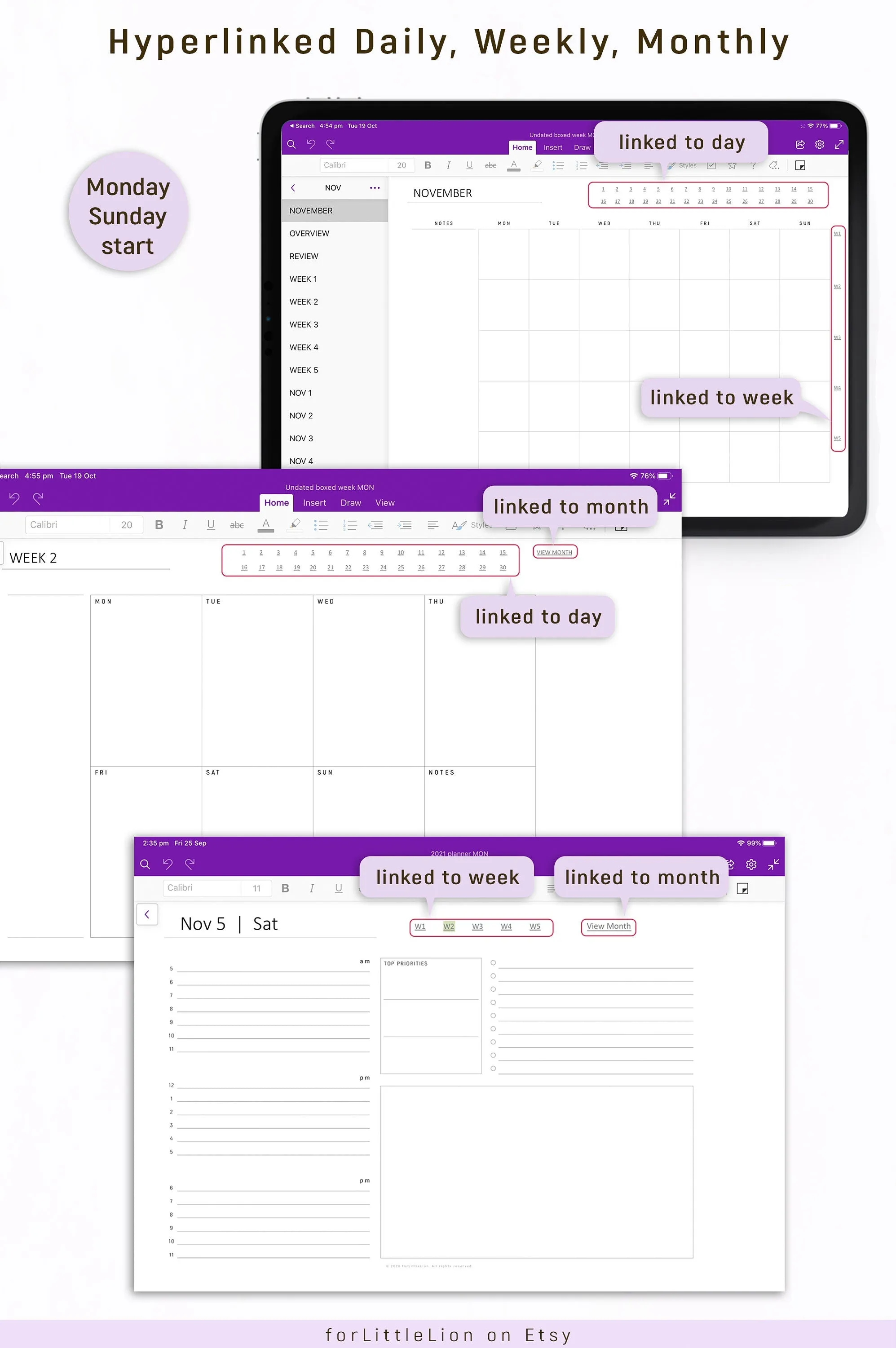 UNDATED Ultimate OneNote Planner for Professionals
