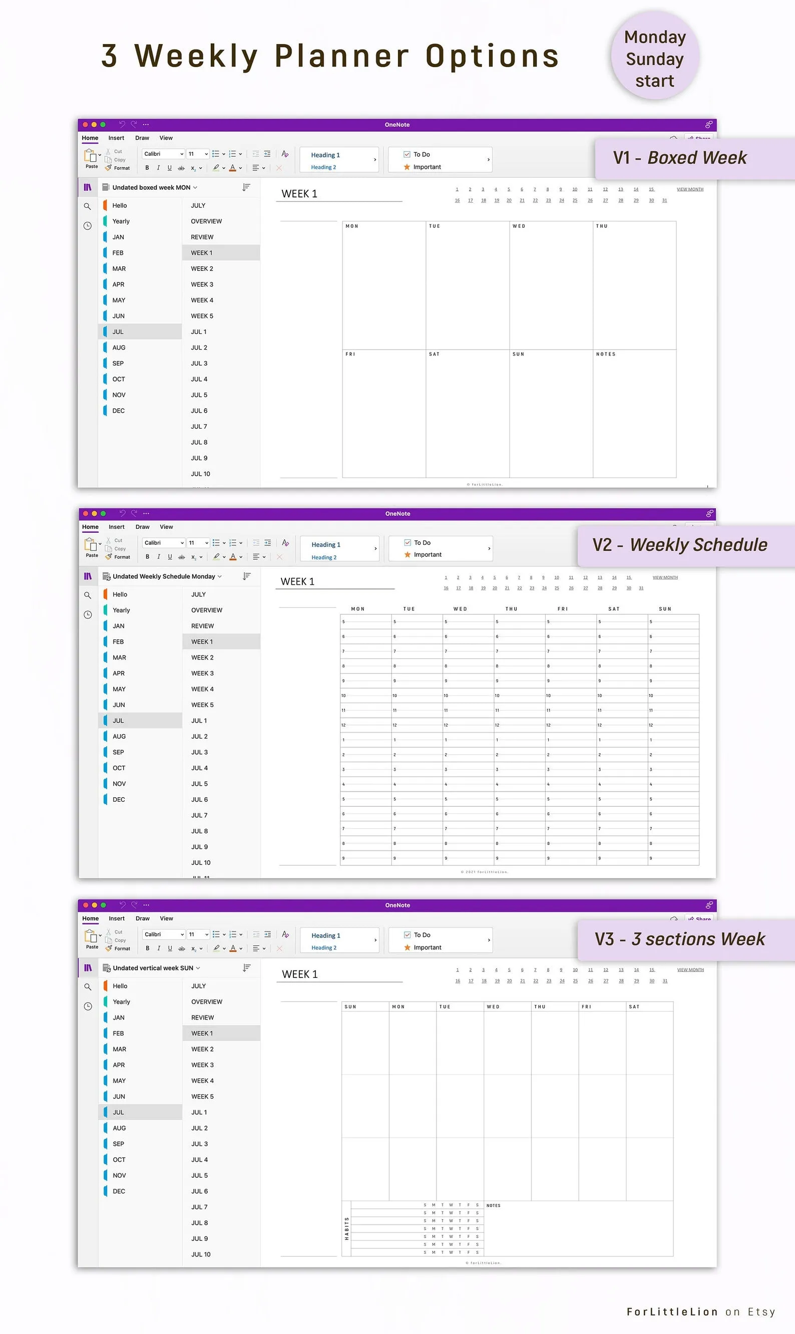 UNDATED Ultimate OneNote Planner for Professionals