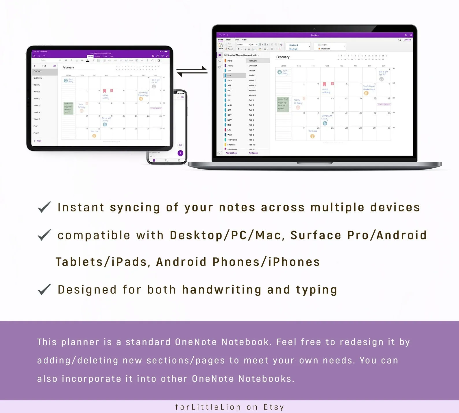 UNDATED Ultimate OneNote Planner for Professionals