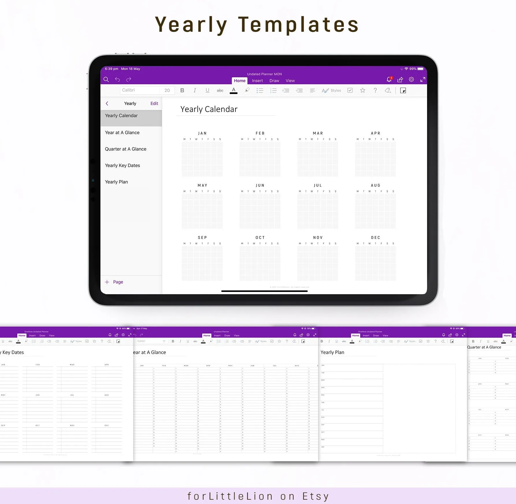 UNDATED Ultimate OneNote Planner for Professionals