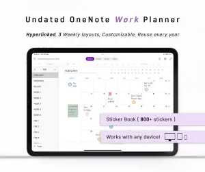 UNDATED Ultimate OneNote Planner for Professionals