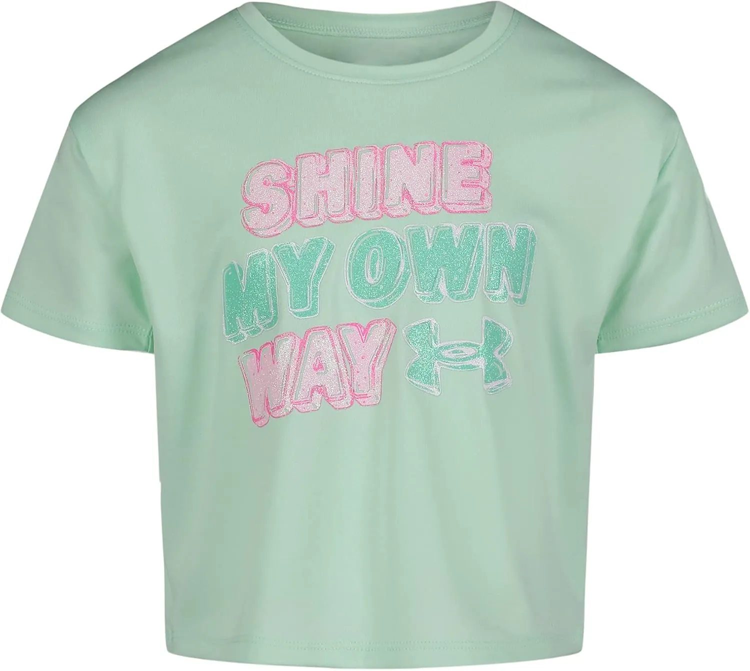 Under Armour girls Short Sleeve Shirt, Crewneck, Lightweight and Breathable