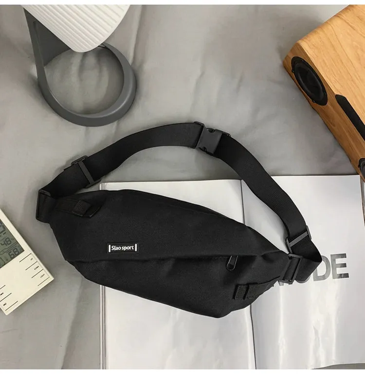 Unisex lightweight crossbody bag for travel with adjustable strap