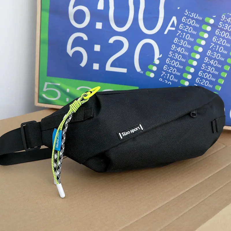 Unisex lightweight crossbody bag for travel with adjustable strap