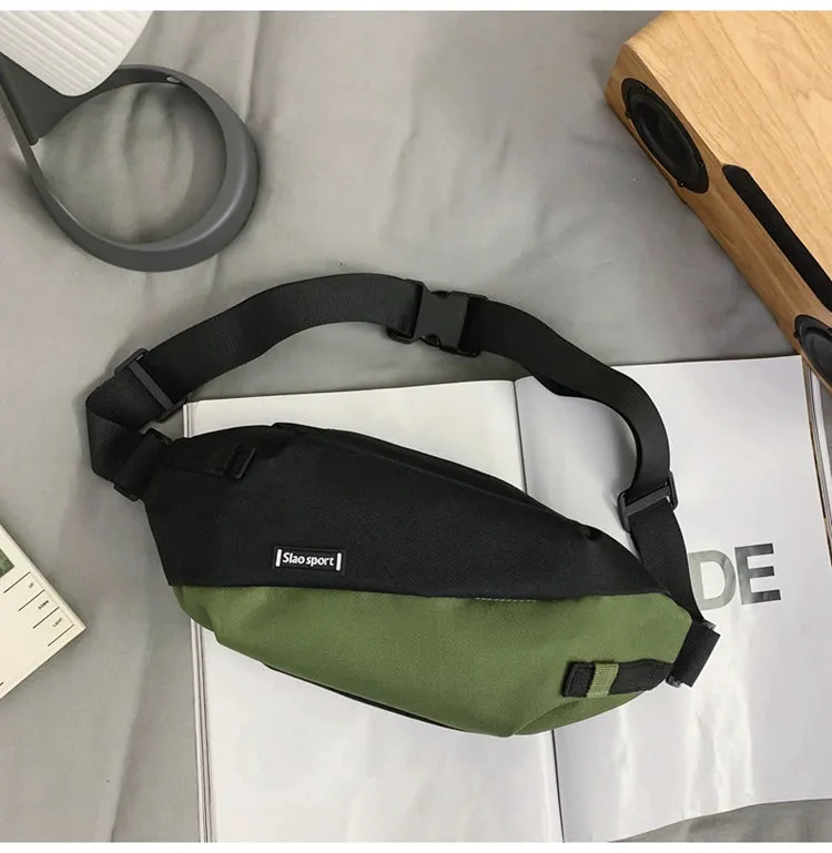 Unisex lightweight crossbody bag for travel with adjustable strap