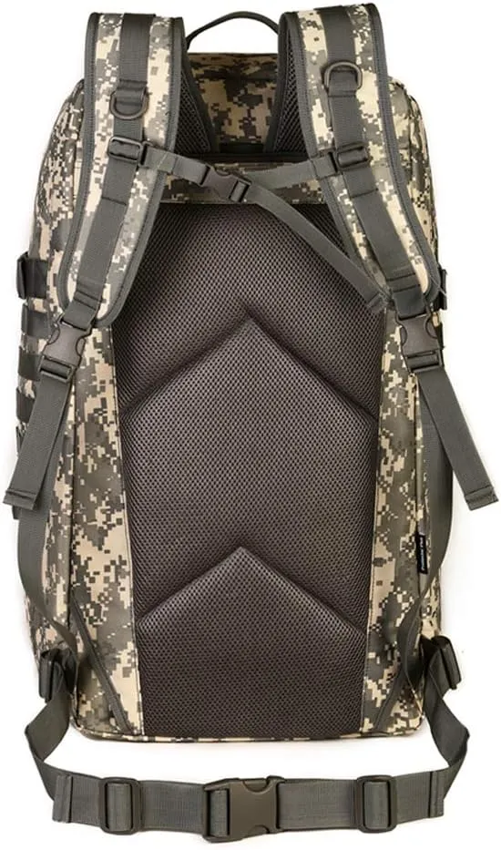 UNISTRENGH 60L Tactical Military Backpack Gear Sport Outdoor Assault Pack Rucksack Bag For Hunting Camping Trekking Travel (ACU)