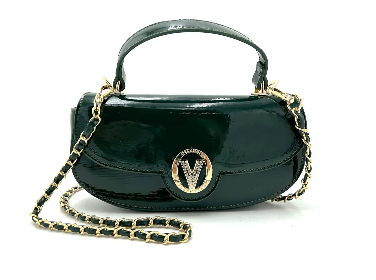 Valentino Orlandi East West Top Handle Crossbody Bag