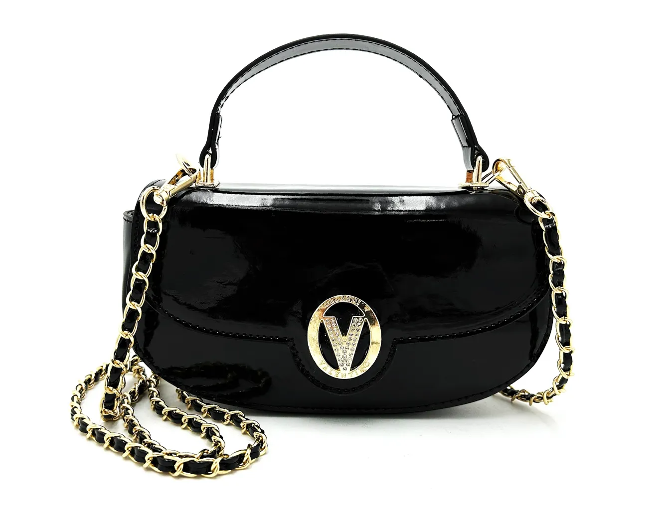 Valentino Orlandi East West Top Handle Crossbody Bag