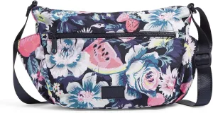 Vera Bradley Women's Recycled Lighten Up Reactive on the Go Crossbody Purse