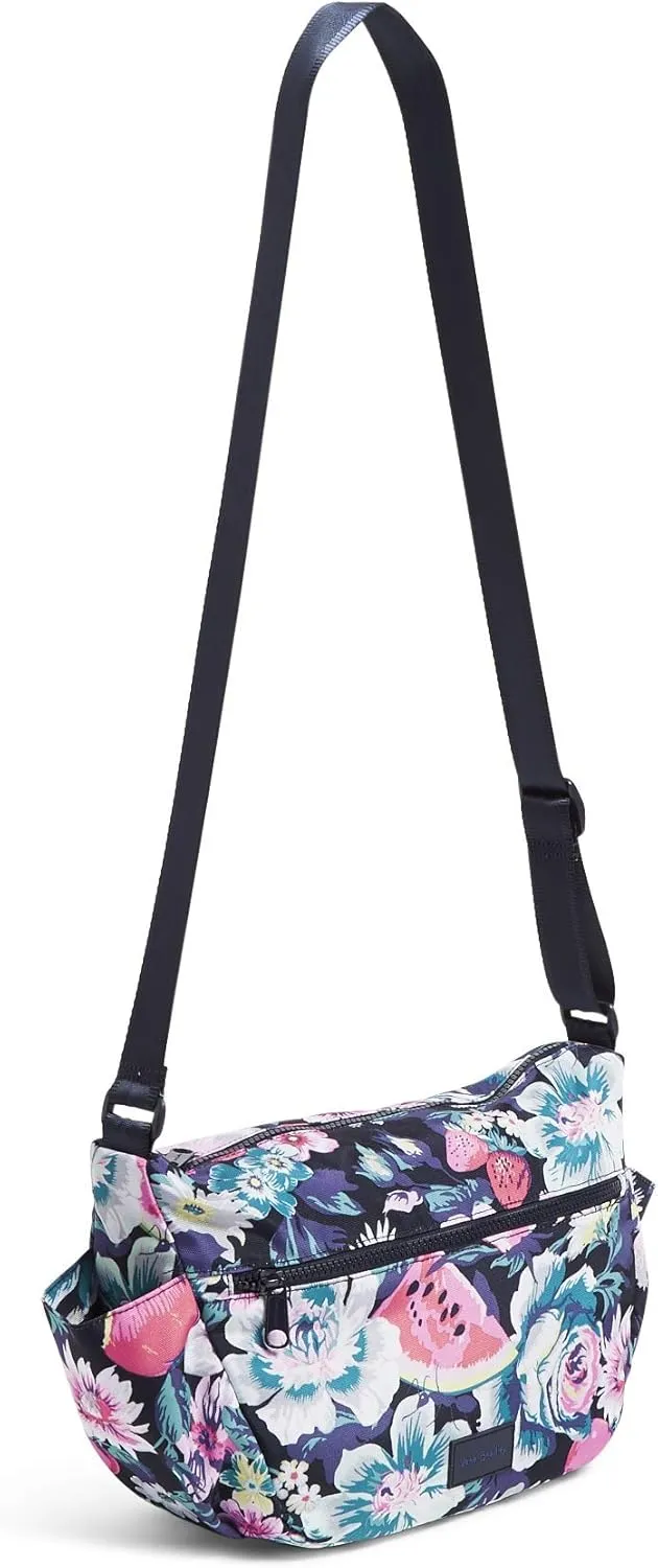 Vera Bradley Women's Recycled Lighten Up Reactive on the Go Crossbody Purse