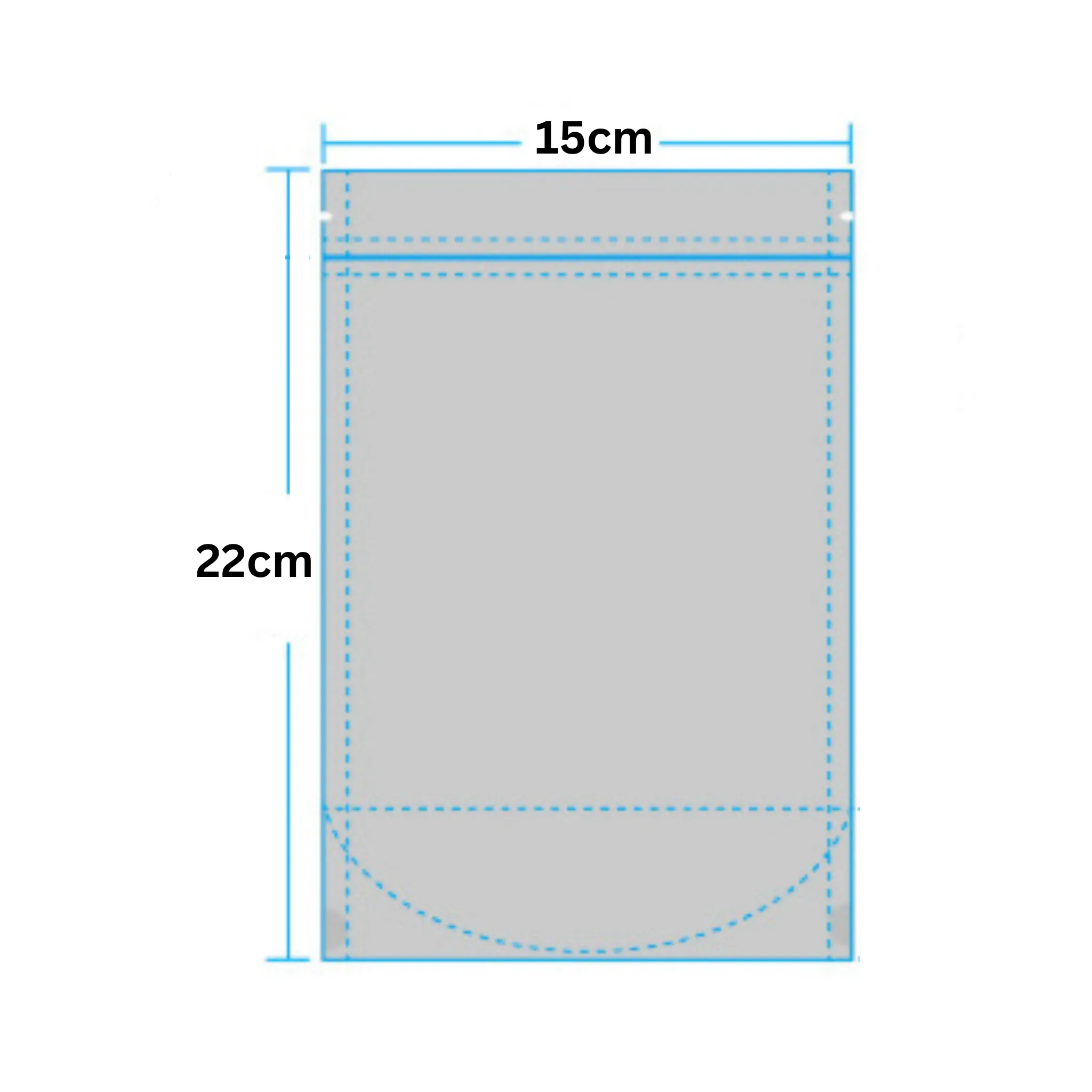 Versatile 150 x 220mm   40mm Resealable Zip Lock Stand Up White Kraft Paper Bag