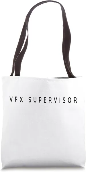 VFX Supervisor / Film VFX Supervisors Contemporary Font Tote Bag