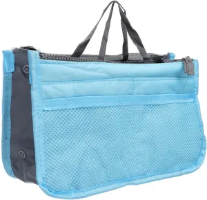 VICASKY Bag Toiletry Bags Toiletries Tote Storage Portable Multipurpose Cosmetic Bag Bathroom Foldable Large Zipper Pockets Wet Bag Zips Wash Handbag Blue