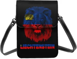 Vintage Saint Vincent And The Grenadines Flag Lion Head Small Crossbody Purse Cell Phone Bag for Women