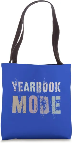 Vintage YEARBOOK MODE School Literary Club Publication Team Tote Bag
