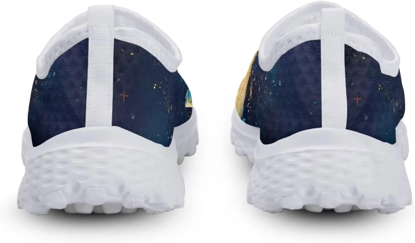 Walking Shoes for Women Men Sports Sneaker Flat Mesh Shoes Breathable Trainers