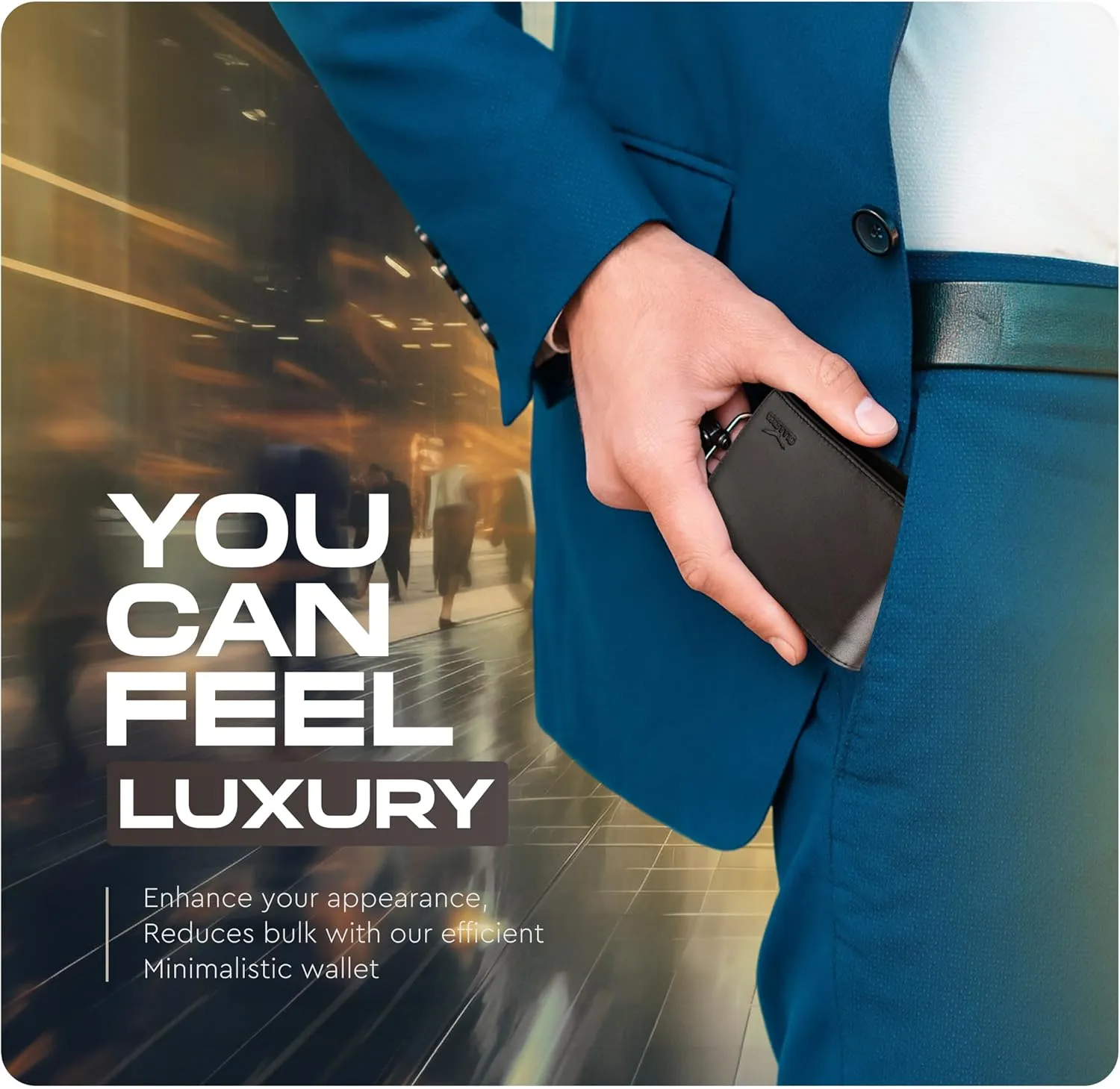 Wallet for Men’s - Genuine Leather Slim Bifold RFID Wallet - Gift for Men Packed in Stylish Gift Box
