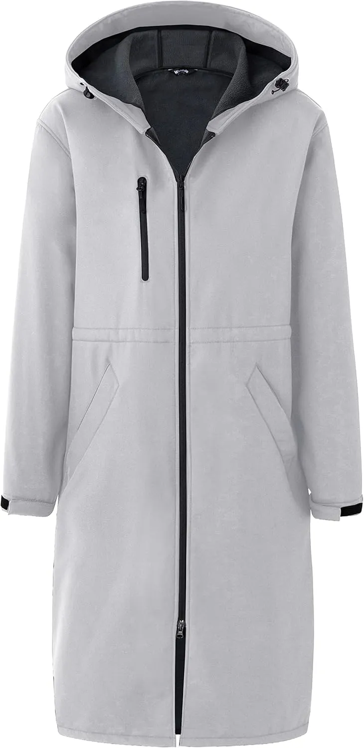 wantdo Unisex Waterproof Swim Parka Long Swim Cover Up Swim Coat for Adult and Youth