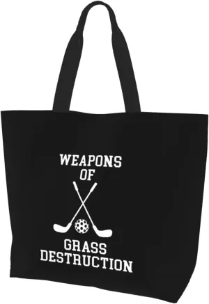 Weapon of Grass Destruction Women's Lightweight Canvas Handbag Waterproof Reusable Shopping Bag