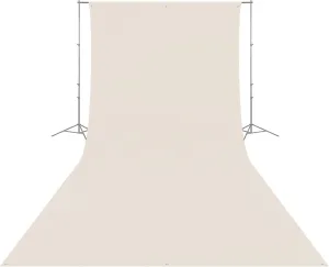 Westcott Wrinkle-Resistant 9' x 20' (2.75 x 6.1m) Backdrop for Photoshoots, Group Portraits, & Photo Booths - Portable and Travel Friendly (Buttermilk White)
