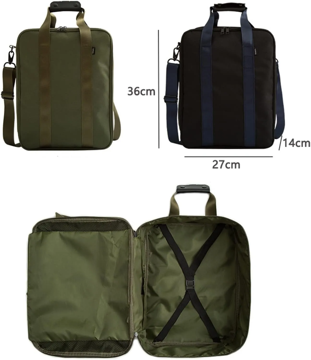 WINVOX Gym Totes Portable Travel Bags Women Duffle Bag Organizer Handbags Men Luggage Bag Travel Accessories Large Capacity Shoulder Bag Unisex(Army Green)