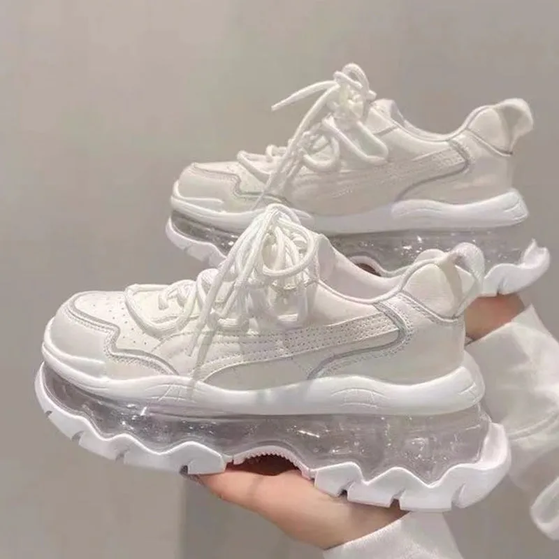 Women Breathable Beige Ladies Sports Running Shoes