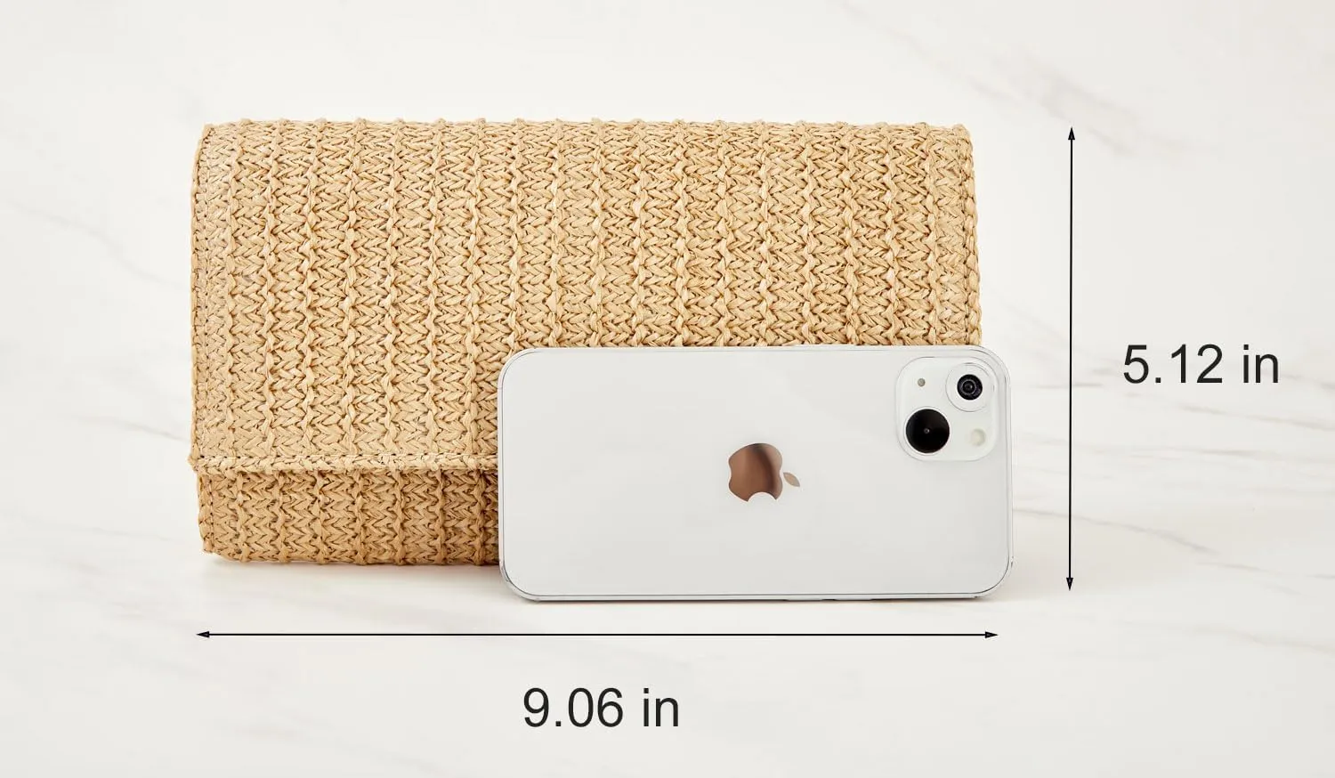 Women Straw Beach Clutch Purse Handbag Summer Elegant Vacation Style Shoulder Bag Crossbody Bag