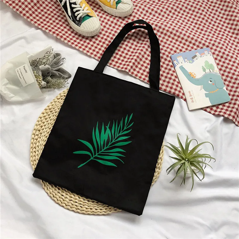 Women's Canvas Creative Korean Artistic Tuition Handbags