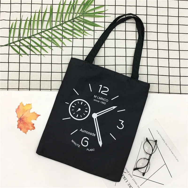 Women's Canvas Creative Korean Artistic Tuition Handbags