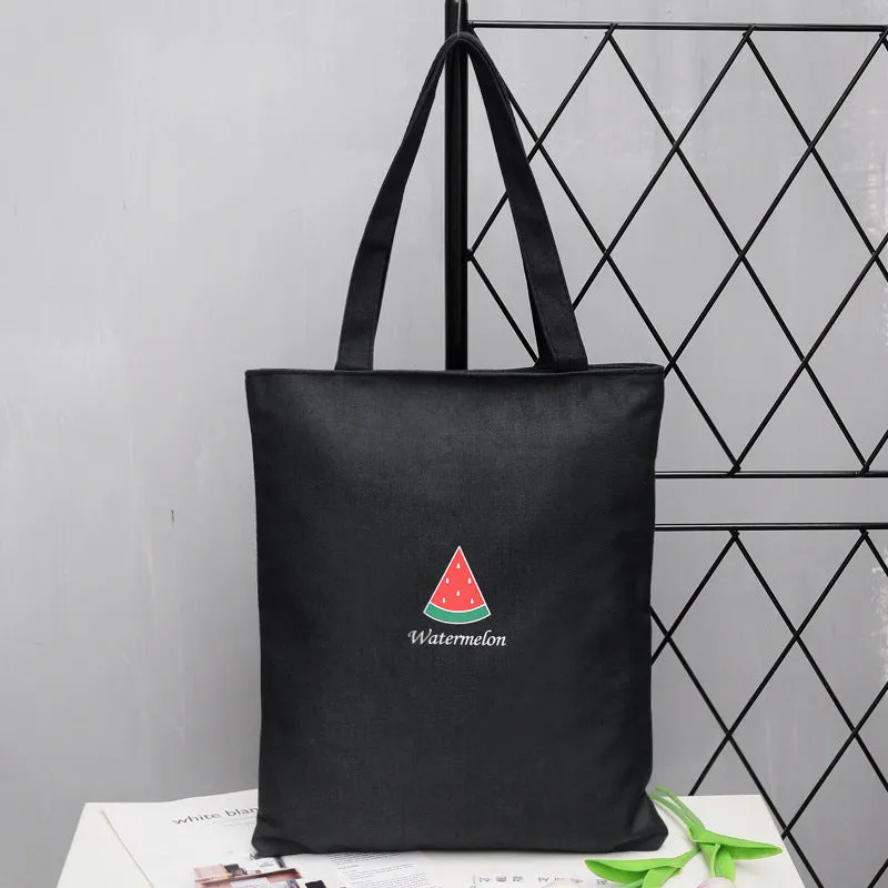 Women's Canvas Creative Korean Artistic Tuition Handbags