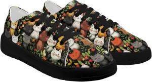 Women’s Canvas Sneakers Orthotic Walking Shoes with Memory Foam Non-Slip Canvas Shoes for Hiking Walking Running