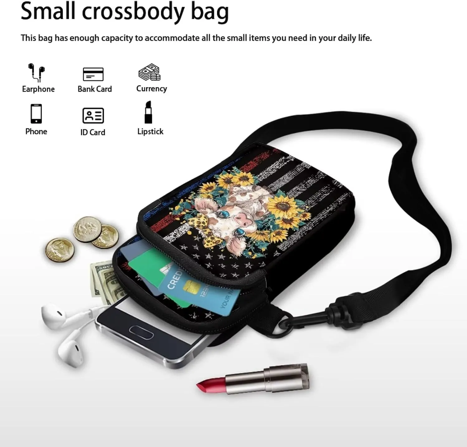 Women's Casual One Shoulder Handbag with Adjustable Strap Double Layered Zipper Snap Ring Fashion Bag
