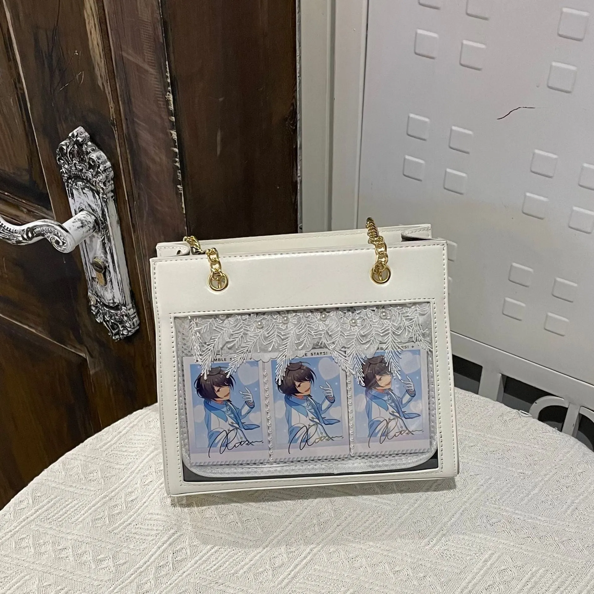Women's Chain Portable Cartoon Two-dimensional Bar Crocodile Crossbody Bags