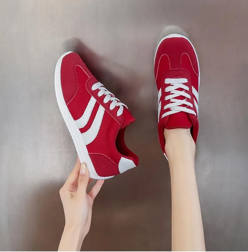 Women's Fashionable, Comfortable, Casual lace-up, Lightweight, Non-Slip, Country-Style Sports Shoes, Suitable for Daily Hiking wear.