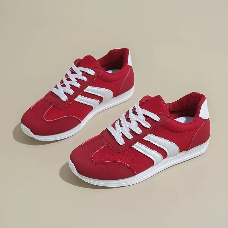 Women's Fashionable, Comfortable, Casual lace-up, Lightweight, Non-Slip, Country-Style Sports Shoes, Suitable for Daily Hiking wear.