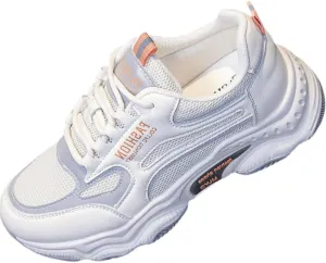 Women's Fashionable Sports Shoes with Breathable mesh and Thick Soles for Casual Outdoor use